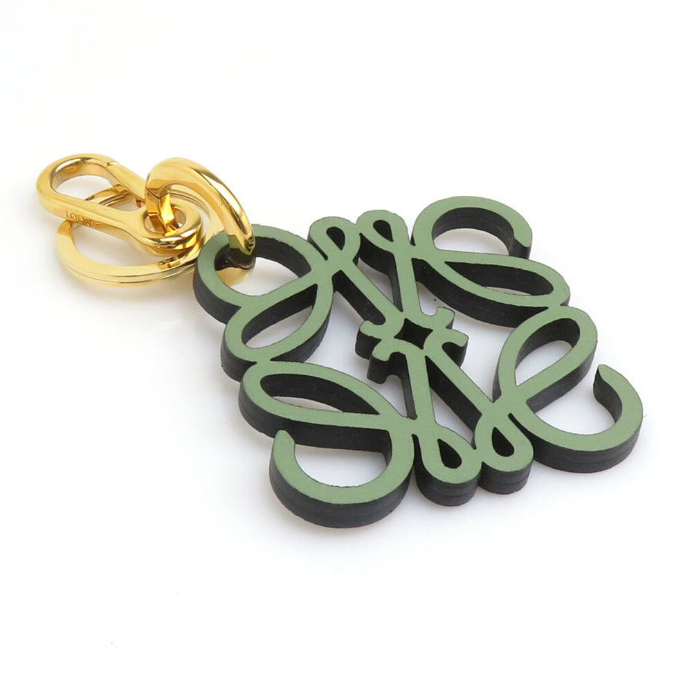LOEWE Green Leather Ring